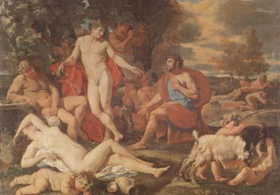 Nicolas Poussin Midas and Bacchus (mk08) China oil painting art